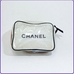 Vintage RARE Chanel Makeup/Travel Weekend Clear Bag